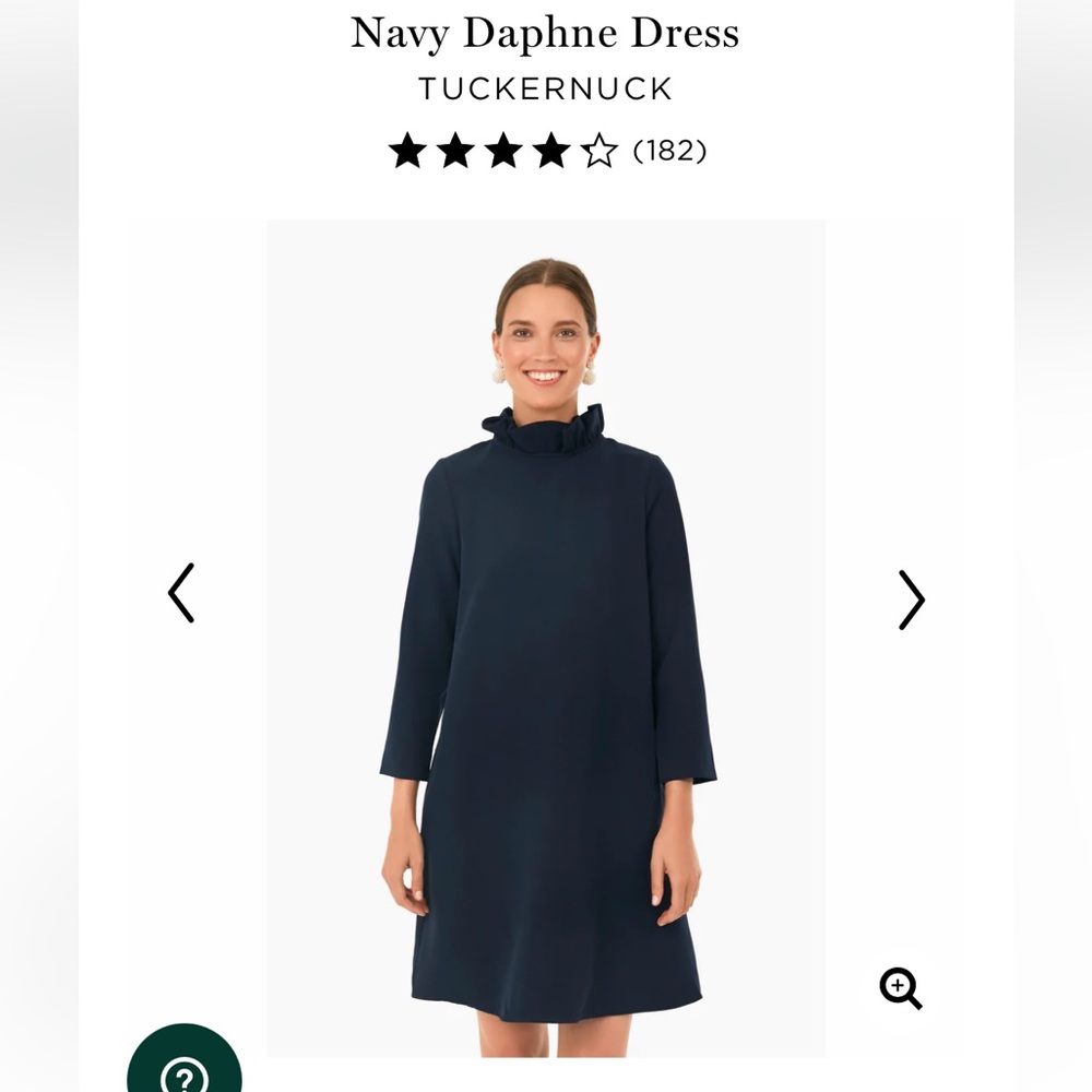 Like new navy dress from Tuckernuck